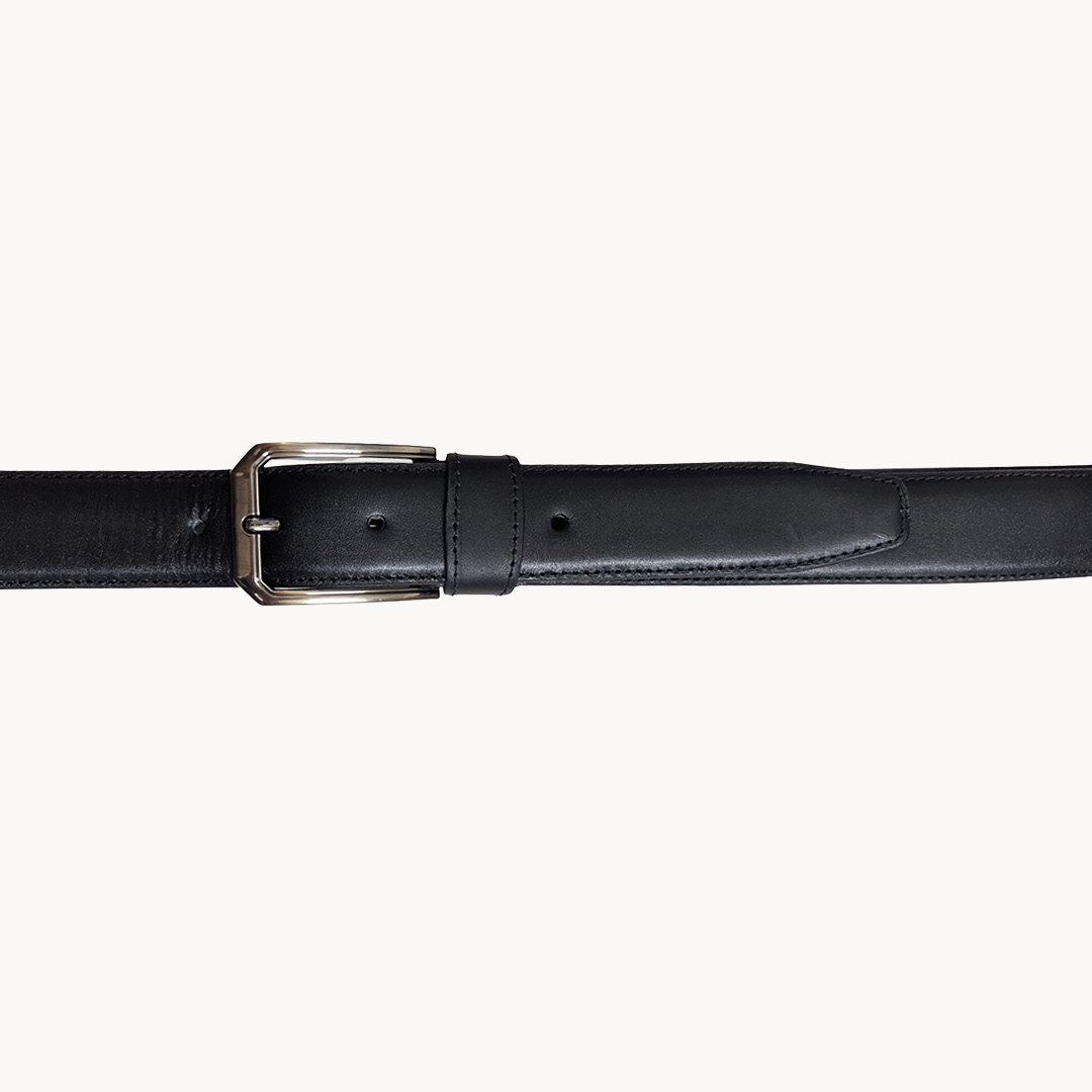 563 - Single Side Aniline Leather Belt (Black)
