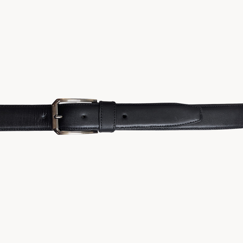563 - Single Side Aniline Leather Belt (Black)